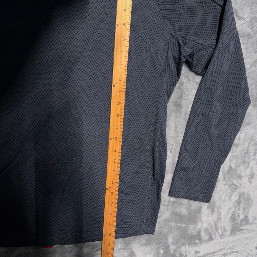 Icebreaker Merino Full Zip Jacket Mens Medium Gray Red Wool San Diego State SDSU - Picture 6 of 8